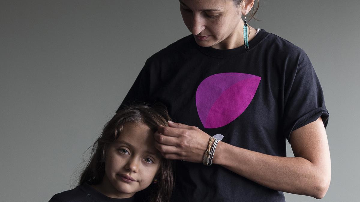 Cedar Ventura, 7, poses for a photo with her mother, Emily Ventura, at the Herald-Leader Thursday, June 20, 2019. Cedar has progressive familial intrahepatic cholestasis, a very rare genetic disease.
