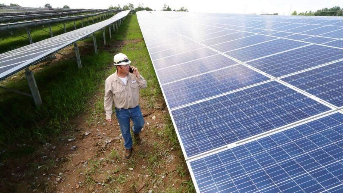 New draft language would place strict regulations on large-scale solar farms. But critics of the language say it was written without the right community input.