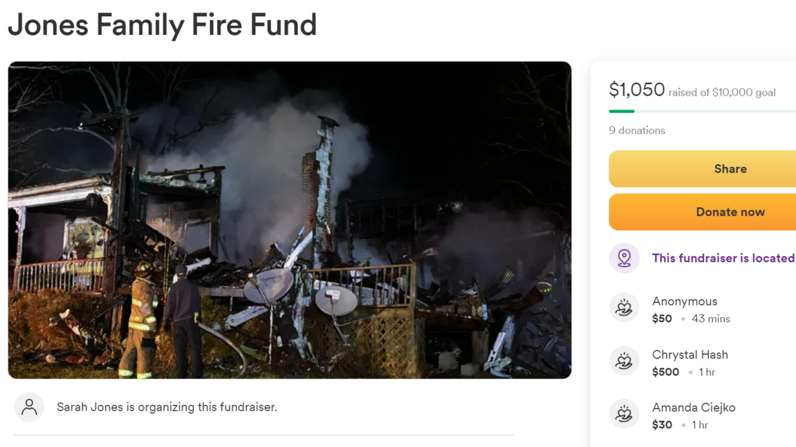 ‘Thankful that they are safe.’ Former Central Kentucky mayor’s home destroyed in a fire