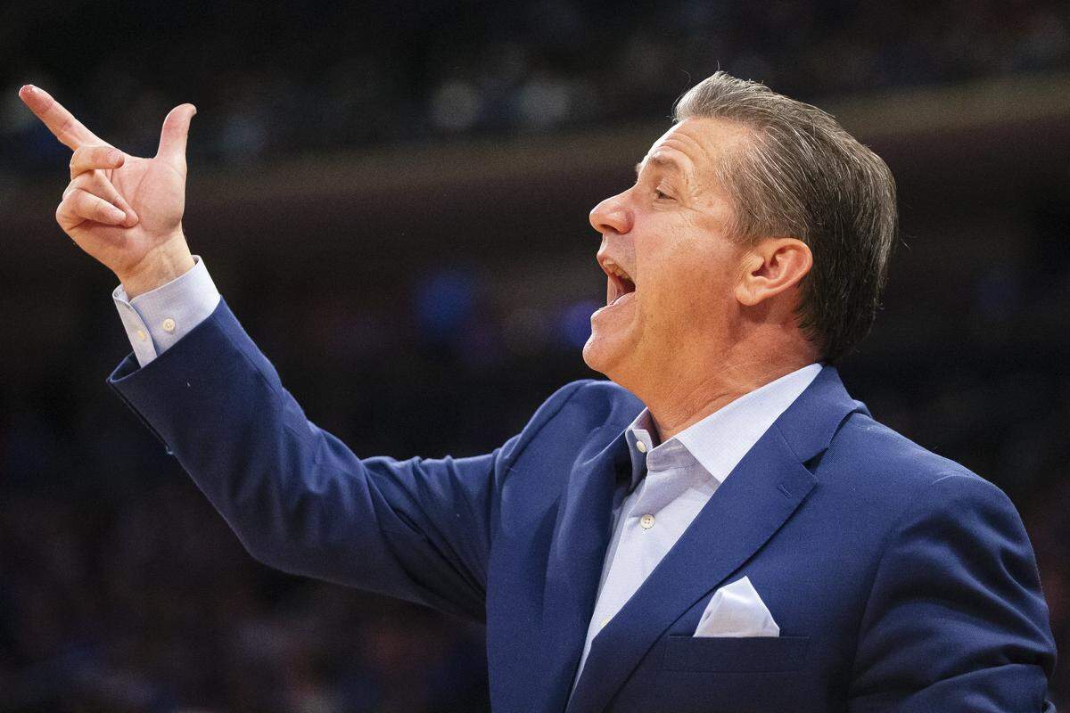Kentucky Coach John Calipari said after Saturday’s loss to Seton Hall that he still likes the fight in his team. “I’m not discouraged,” he said.
