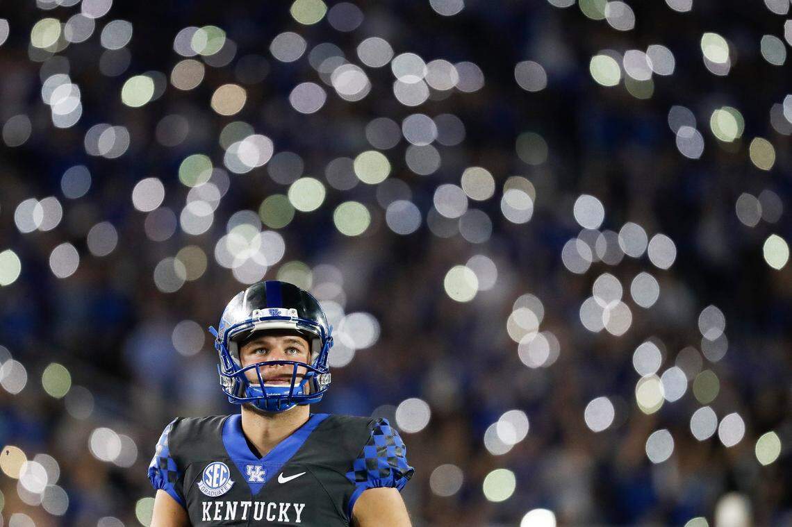 Kentucky punter Colin Goodfellow, a walk-on, leads the SEC in punting, averaging 47.5 yards a kick.