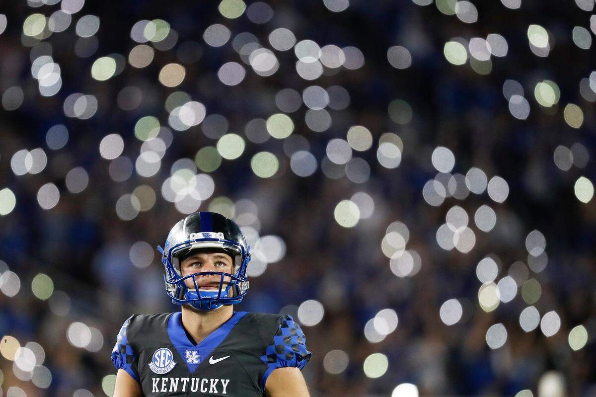 Kentucky punter Colin Goodfellow (94) averaged 45.9 yards a kick last season on 35 kicks.