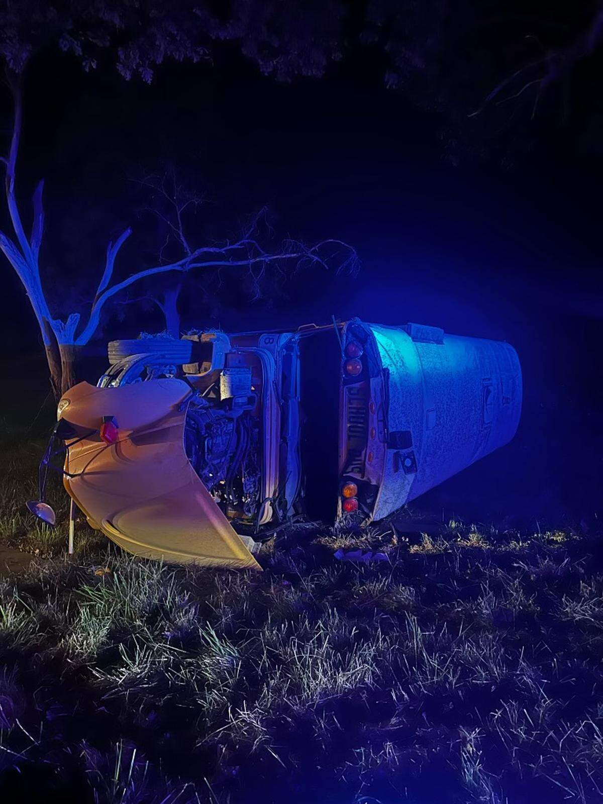 A Pendleton County school bus flipped multiple times on Kentucky Route 330 on Sept. 22, 2025