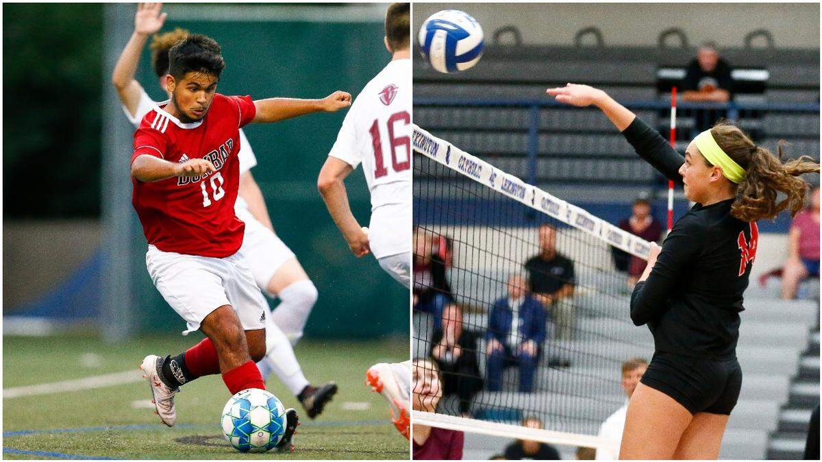 Paul Laurence Dunbar’s boys’ soccer team and volleyball team won their first-round games in their respective 11th Region tournaments on Monday.