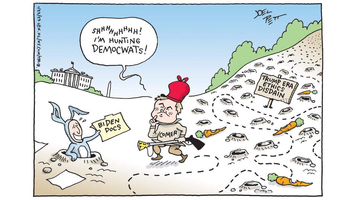 Joel Pett: James Comer’s big new job