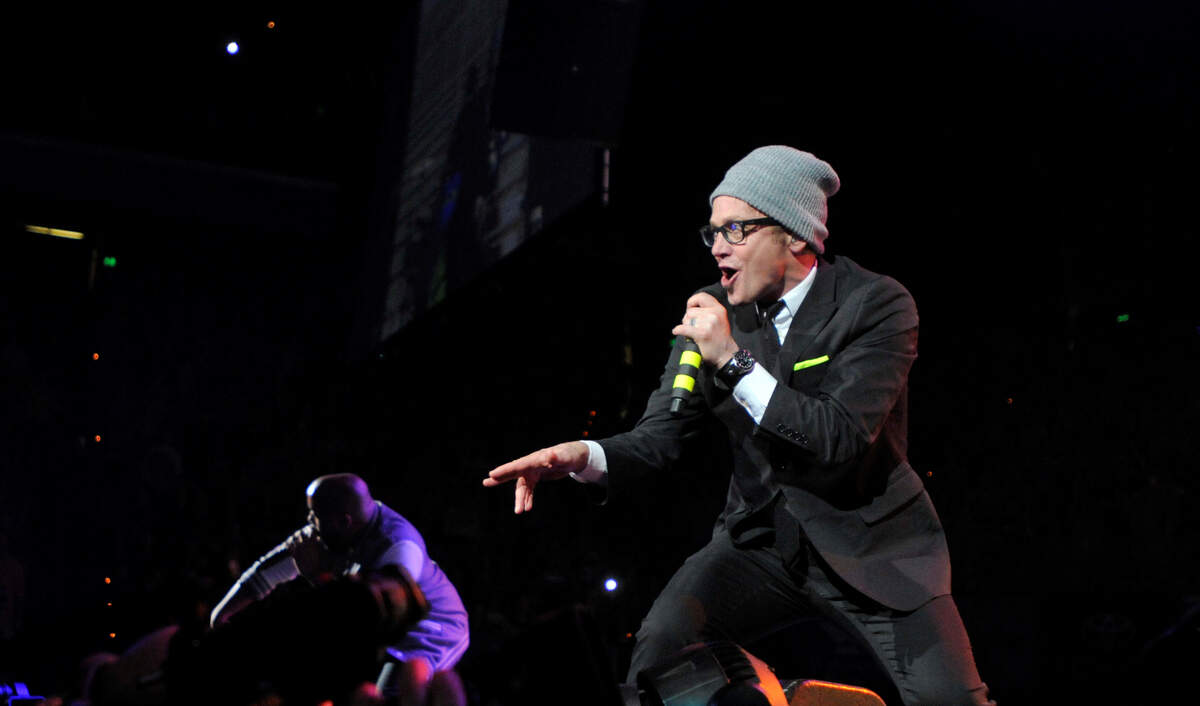 Tobymac on stage at Rupp Arena. Winter Jam 2013 attracted more than 17,000 Christian music fans to Rupp Arena in Lexington, Ky., on March 16, 2013. Photo by Rich Copley | staff.