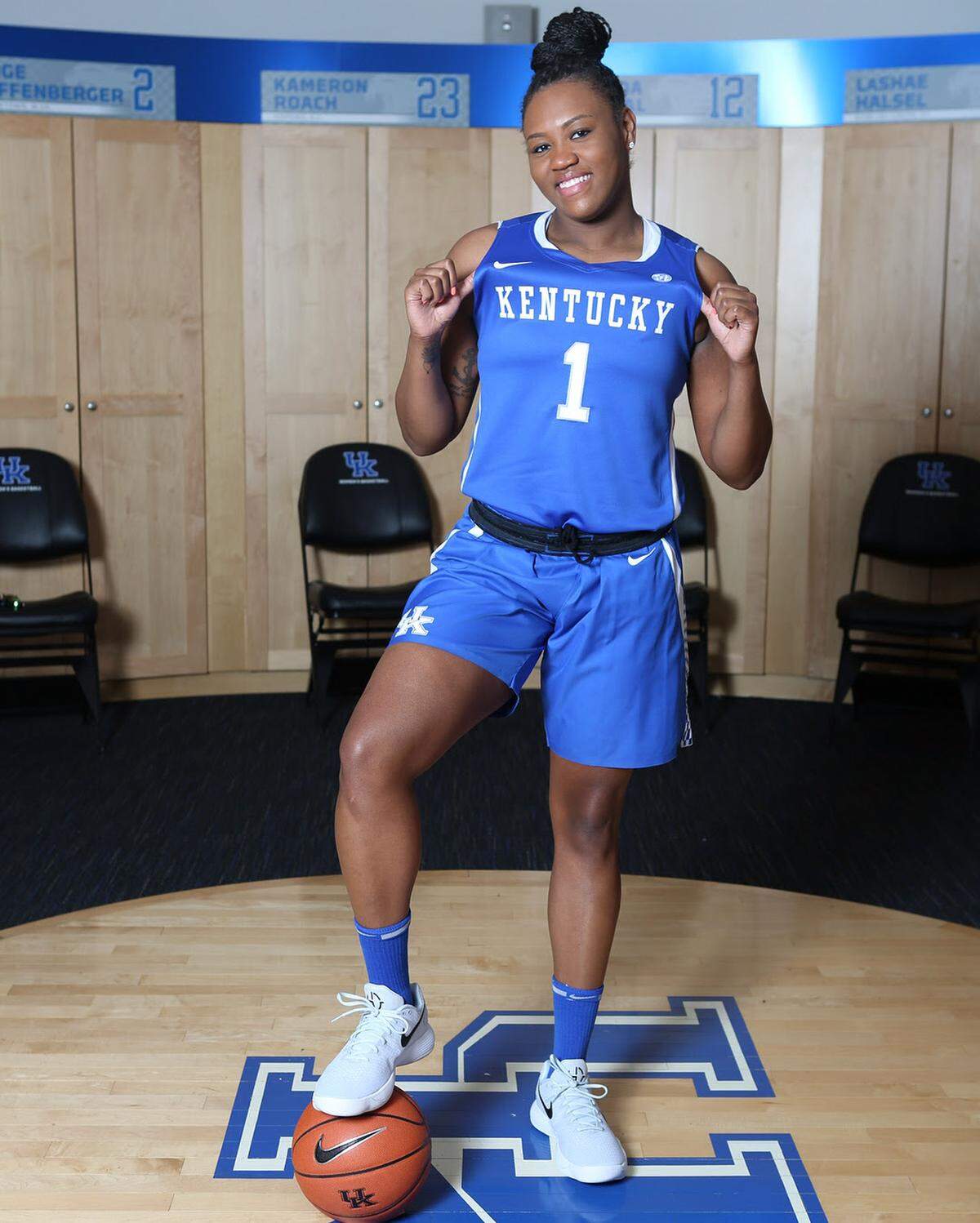 Nae Nae Cole, a 6-foot-3 post player, transferred to Kentucky from North Carolina State. UK Coach Matthew Mitchell says the Wildcats would not have won at Virginia in November without Cole’s contributions.