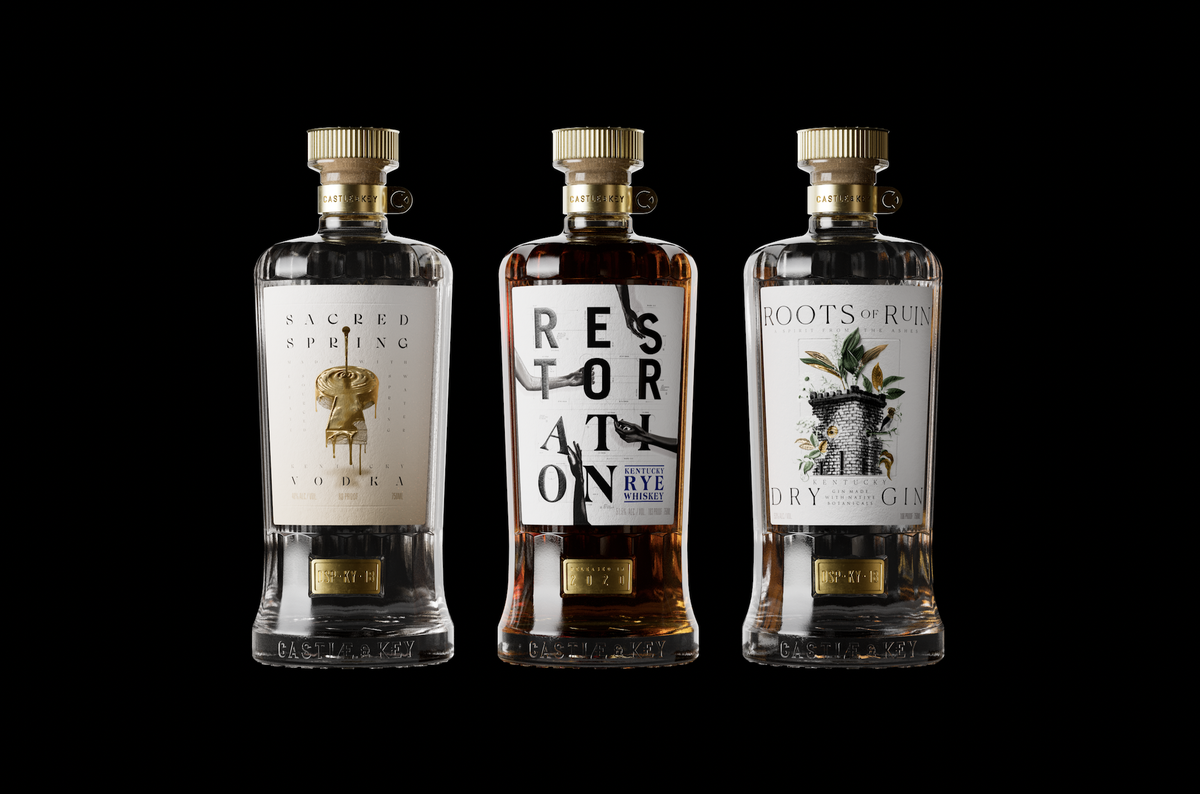 Restoration Rye, aged four years, is joining gin and vodka in the lineup from Castle & Key, once the Old Taylor distillery in Woodford County, brought back from the dead.