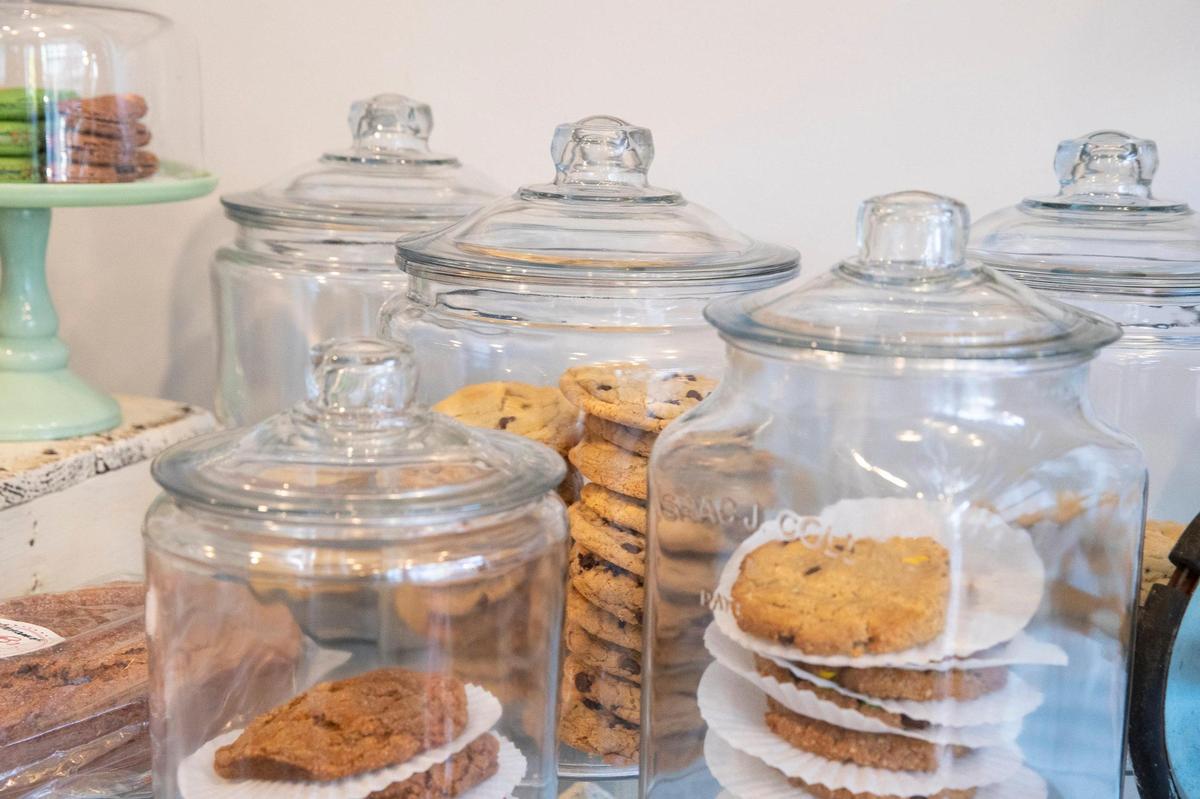 Owner Beth Carter said she has the “largest cookie jar bar in the state, with some 20 varieties of cookies.