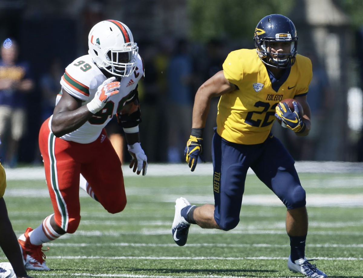 Ex-Kentucky running back Bryant Koback has enjoyed a stellar college career since transferring to Toledo.