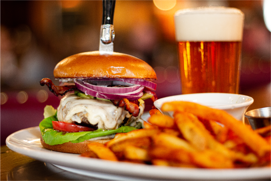 Carson’s will grill their Wagyu beef burger the way you like it and then finish it in truffle butter.