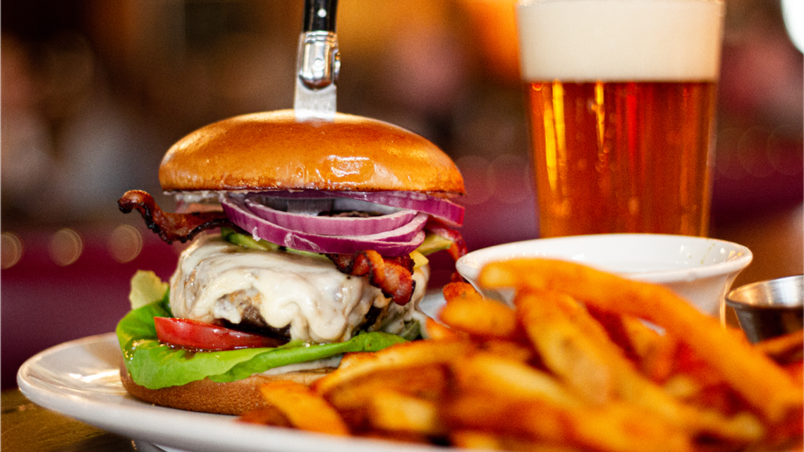 Carson’s will grill their Wagyu beef burger the way you like it and then finish it in truffle butter.