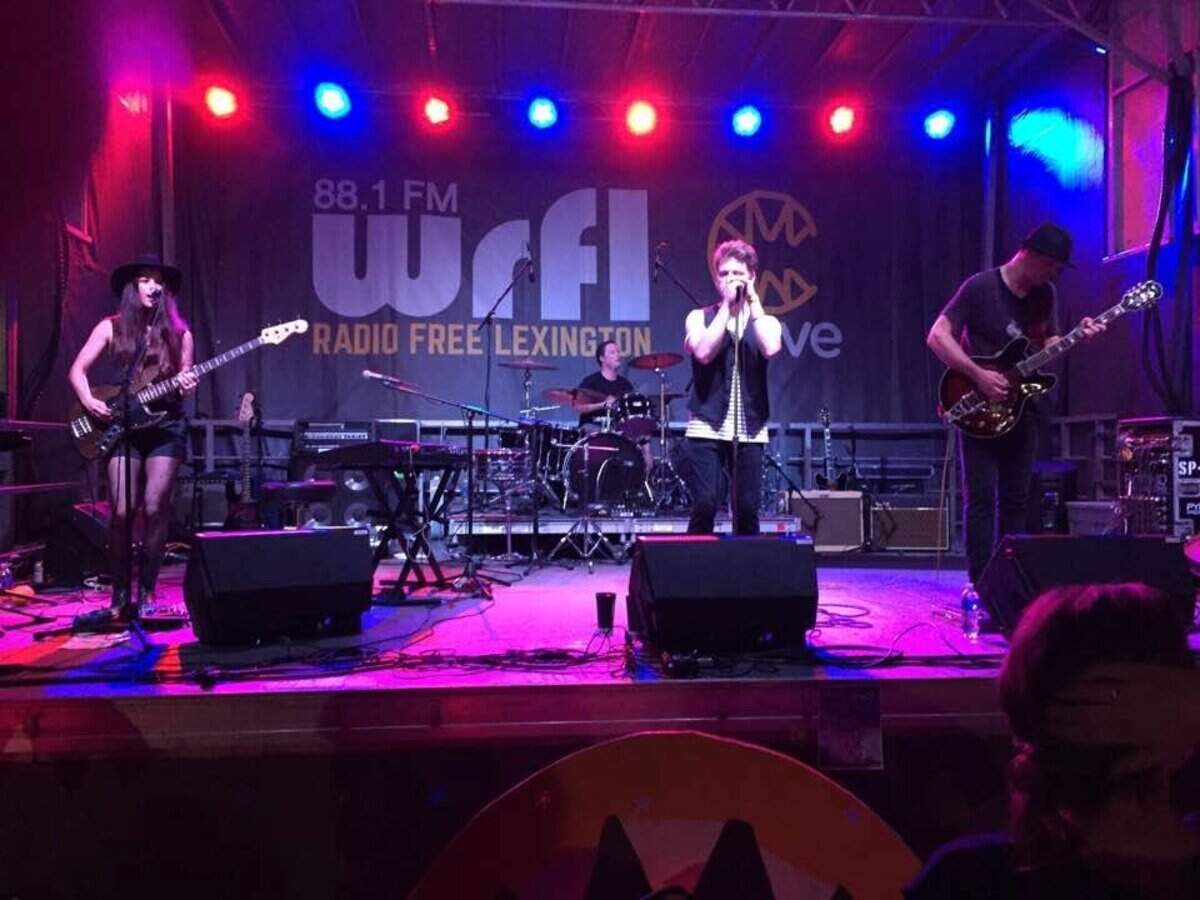 Chico Fellini, shown at Crave in 2016, will celebrate David Bowie with its Saturday performance at the Burl. The band is, from left, Emily Woxihara (bass), Brandon Judd (drums), Chris Dennison (vocals), Duane Lundy (guitar).