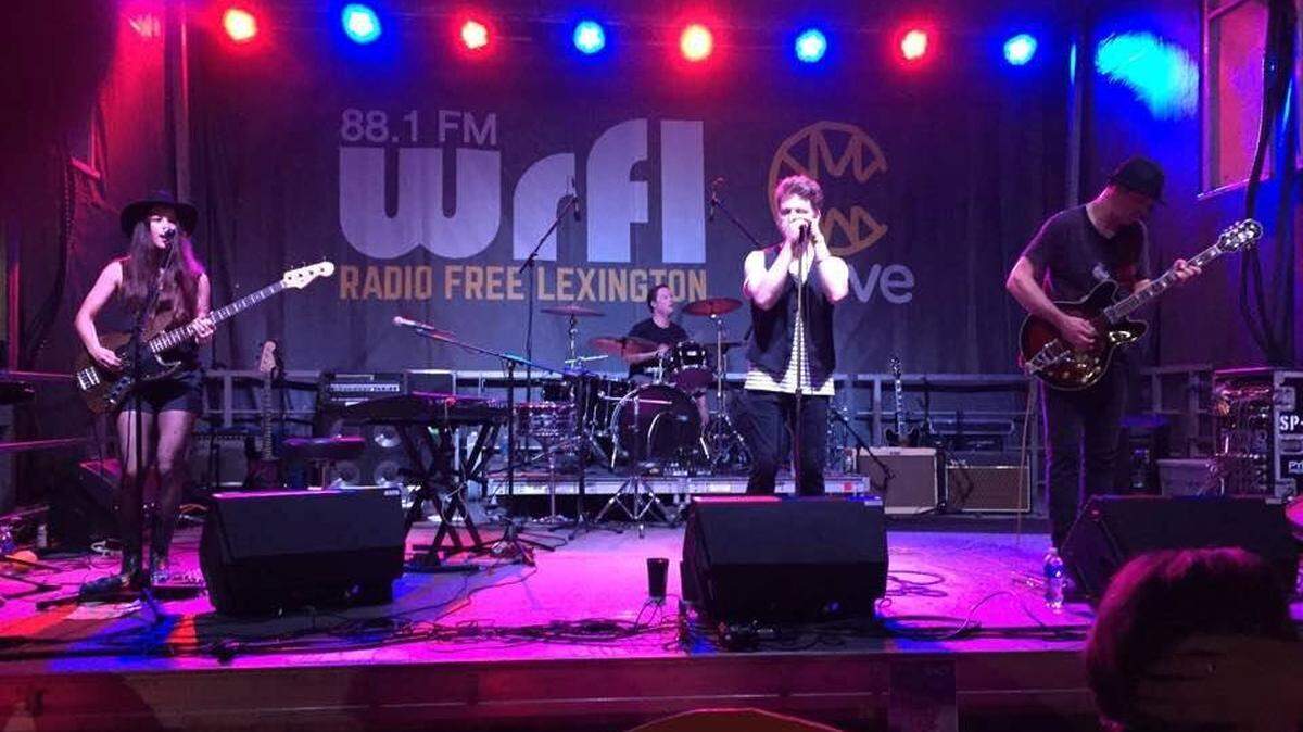 Chico Fellini, shown at Crave in 2016, will celebrate David Bowie with its Saturday performance at the Burl. The band is, from left, Emily Woxihara (bass), Brandon Judd (drums), Chris Dennison (vocals), Duane Lundy (guitar).