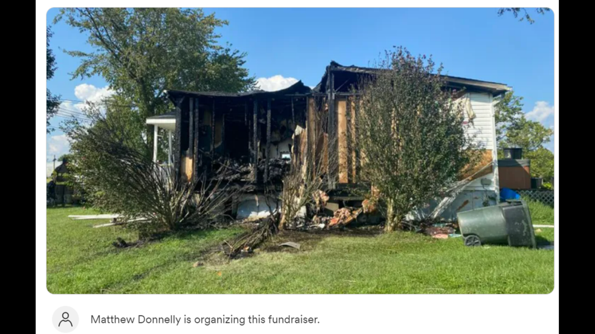 The Sigma Nu fraternity at the University of Kentucky is raising money for its house mother, whose house in Bath County burned down recently.