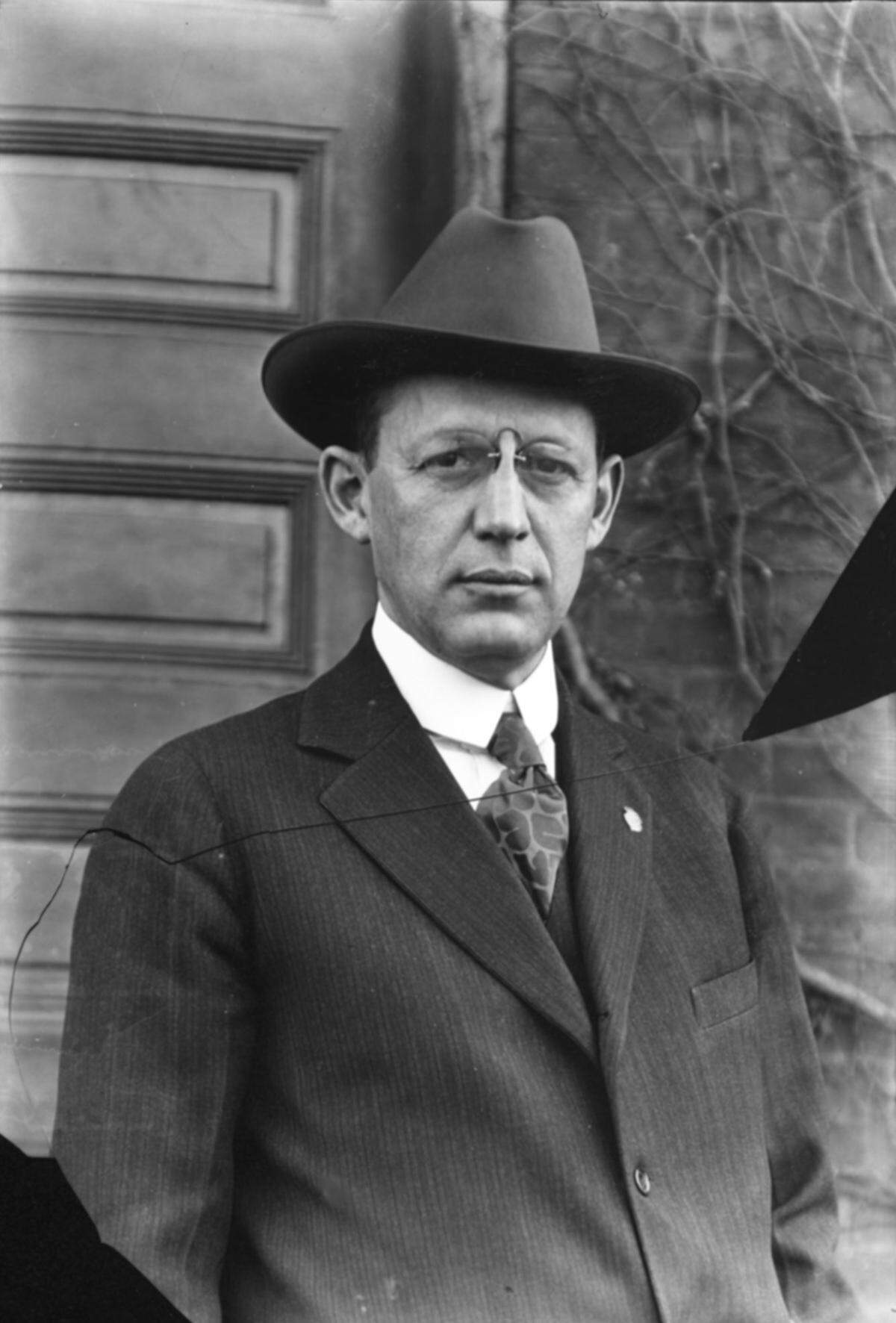 A photograph taken Dec. 17, 1935 shows Judge Richard C. Stoll, a University of Kentucky Board of Trustees member, for whom Stoll Field was named. Courtesy of the University of Kentucky.