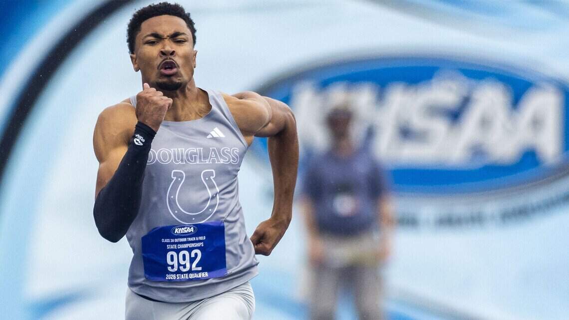 Class 3A state track: Douglass sprinter, Woodford Co. distance star stand out