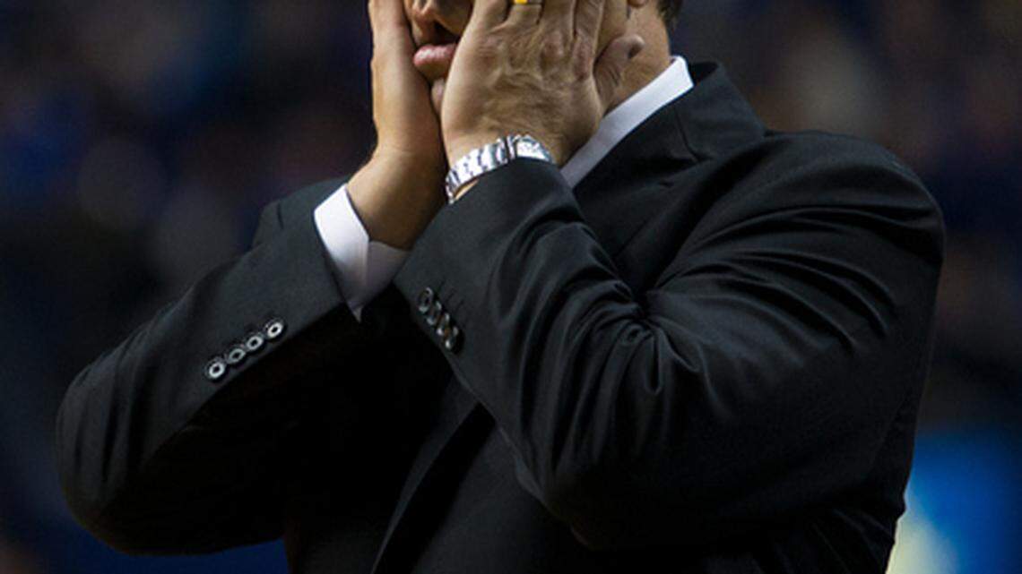 Kentucky Coach John Calipari expressed disbelief over some second-half officiating.