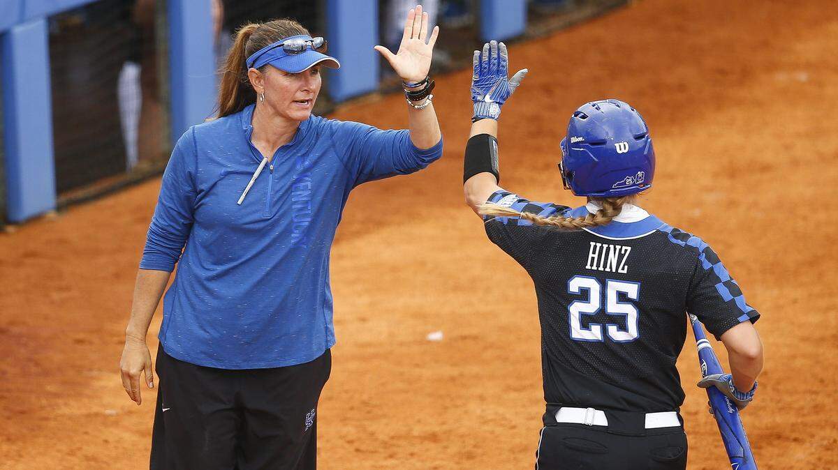Kentucky softball head coach Rachel Lawson led the Cats to an NCAA Tournament super-regional appearance last season and a Women's College World Series appearance in 2014. Her new contract pays her a base salary of $300,000 through 2023.