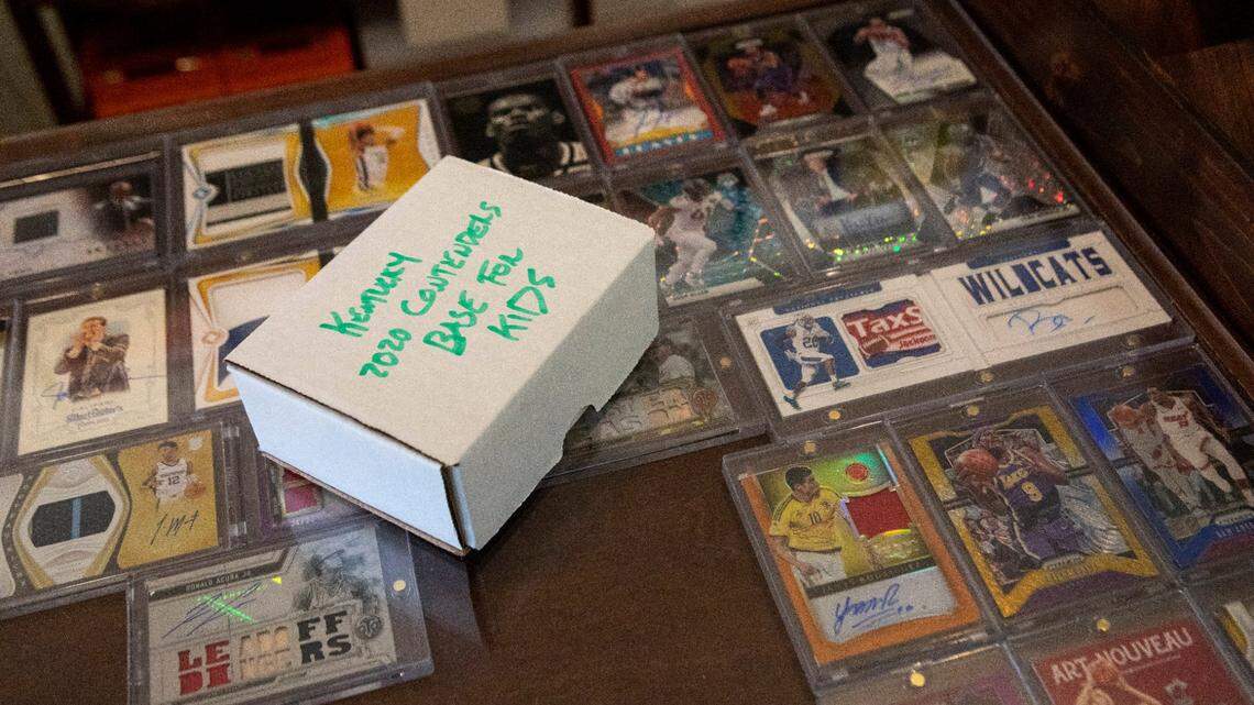 Jimmy Mahan has cards for experienced collectors as well as newcomers to card collecting at his new shop, Jimmy’s Kentucky Roadshow, which opens Nov. 4 in Lexington.