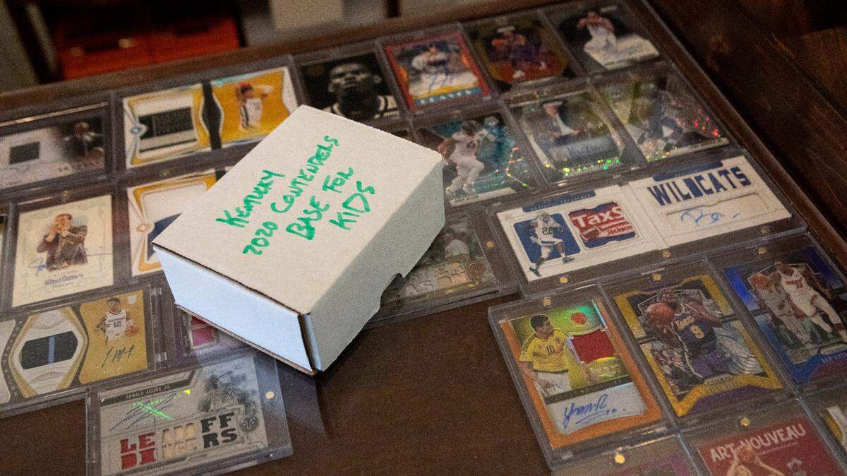 Jimmy Mahan has cards for experienced collectors as well as newcomers to card collecting at his new shop, Jimmy’s Kentucky Roadshow, which opens Nov. 4 in Lexington.