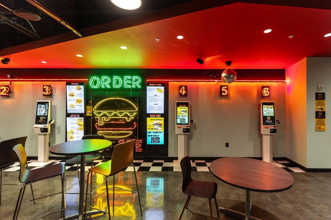 L8nite, a late night eatery owned by University of Kentucky student Mohamed Weheba, is located at the Cornerstone building on UK’s campus at the intersection of South Limestone and Winslow Street. Weheba said UK is limiting the size of exterior signage he can use to advertise his business.