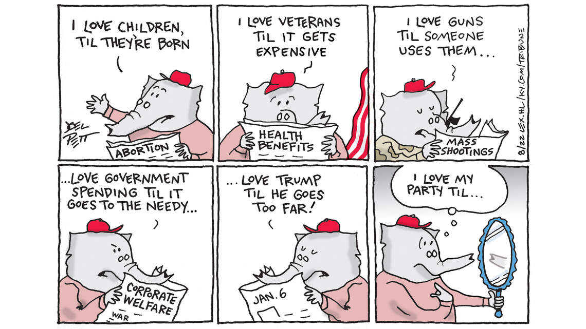 Joel Pett: GOP takes a hard look in the mirror