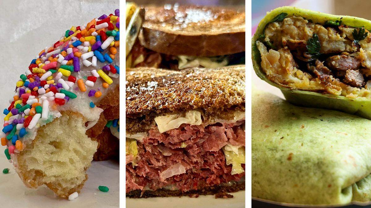 From left, North Lime Coffee and Donuts, Ethereal Brewing Public House and DV8 Kitchen are three of the more than 60 Lexington dining spots participating in AVOL Dining Out for Life 2025.