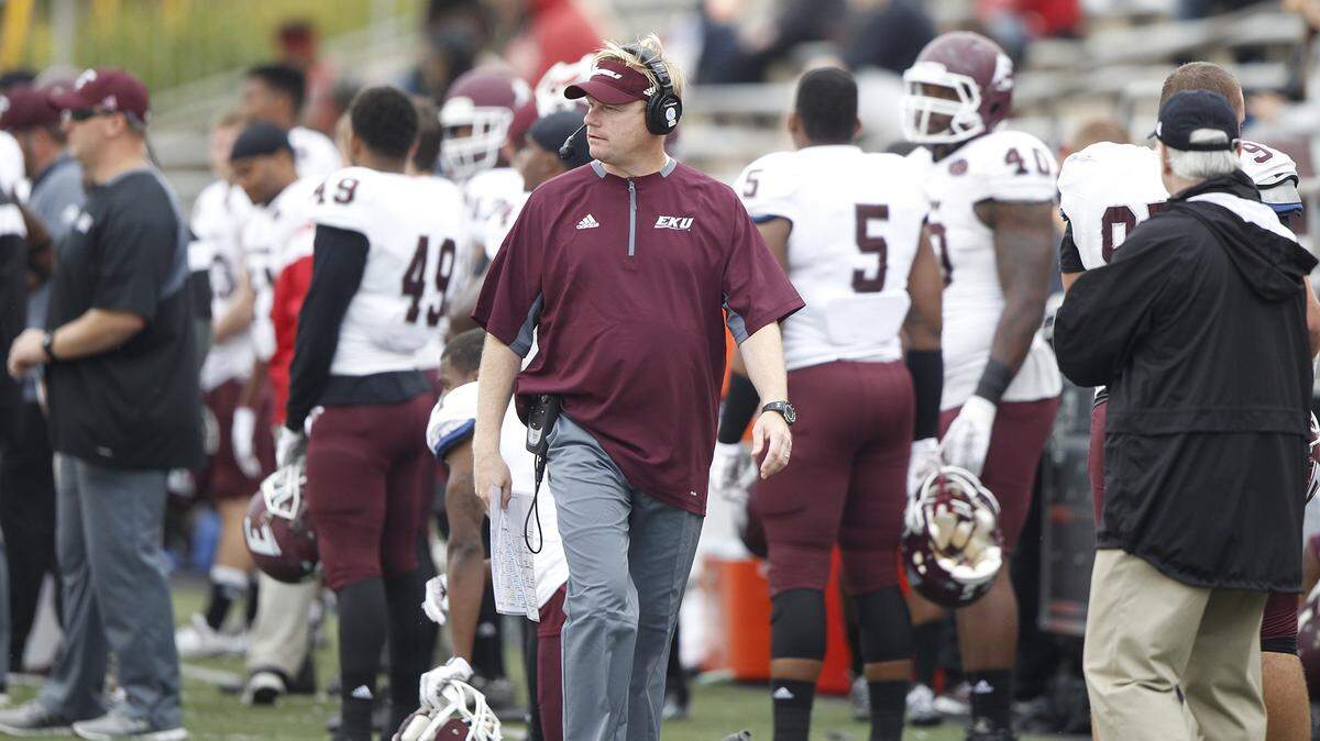Wall Wells was named the head football coach at Eastern Kentucky University on Monday. Wells was a quality control assistant at UK the last two years.