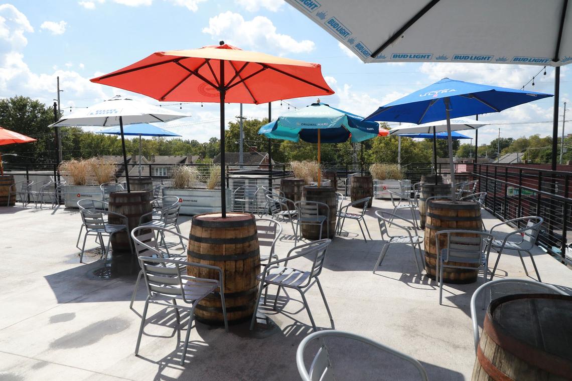 The new rooftop patio bar area at 2 Fisted Willie’s can accommodate up to 280 people.