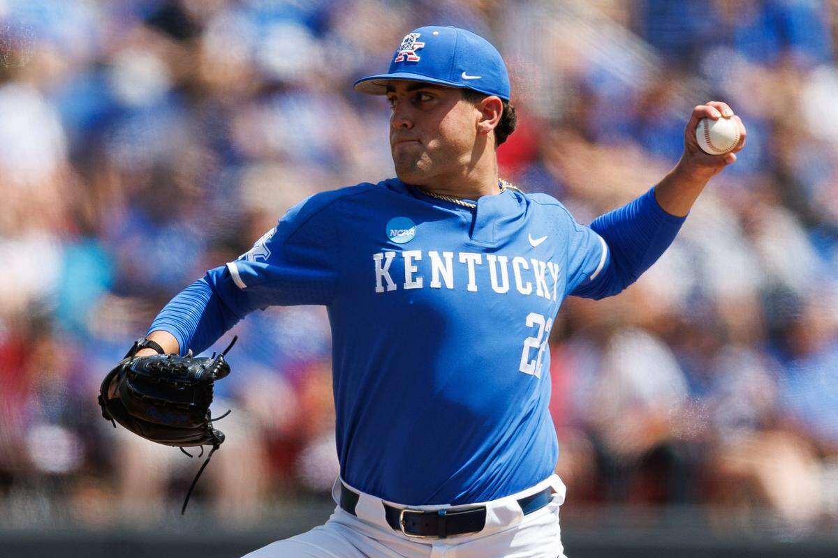 Kentucky starter Dominic Niman allowed five runs on four hits while striking out four and walking three in four innings Friday.
