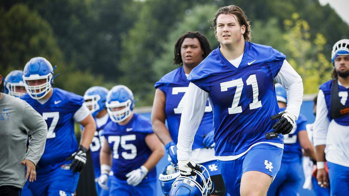 How a toothless giant turned into UK’s meanest lineman and an NFL Draft prospect