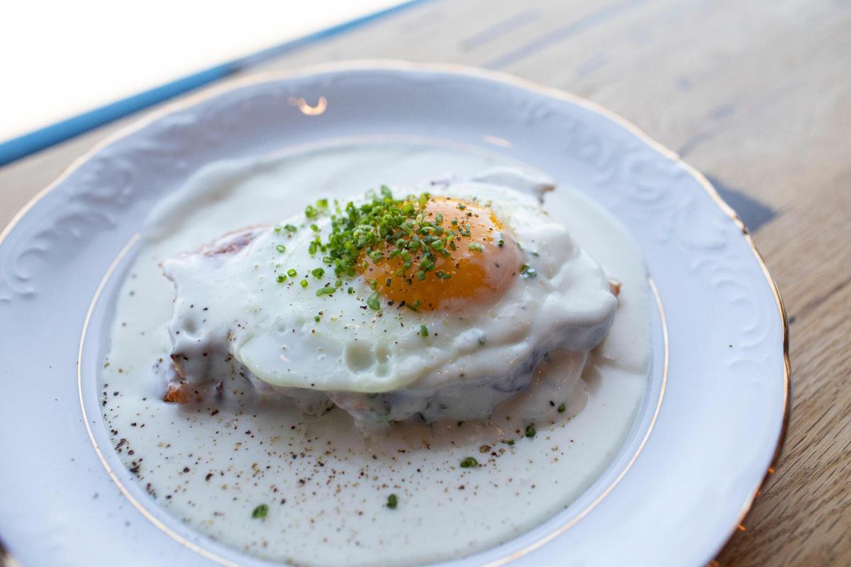 Croque Madame from Solidago restaurant.