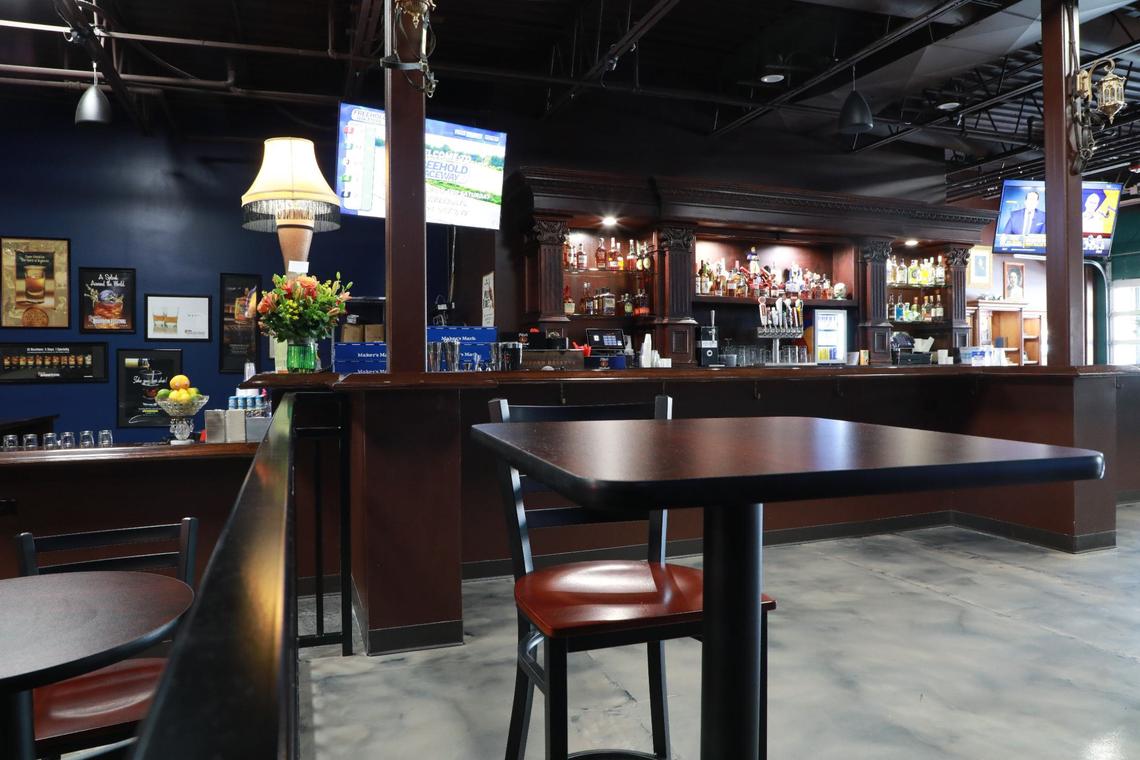 The main downstairs bar area of 2 Fisted Willie’s can hold 360 people.