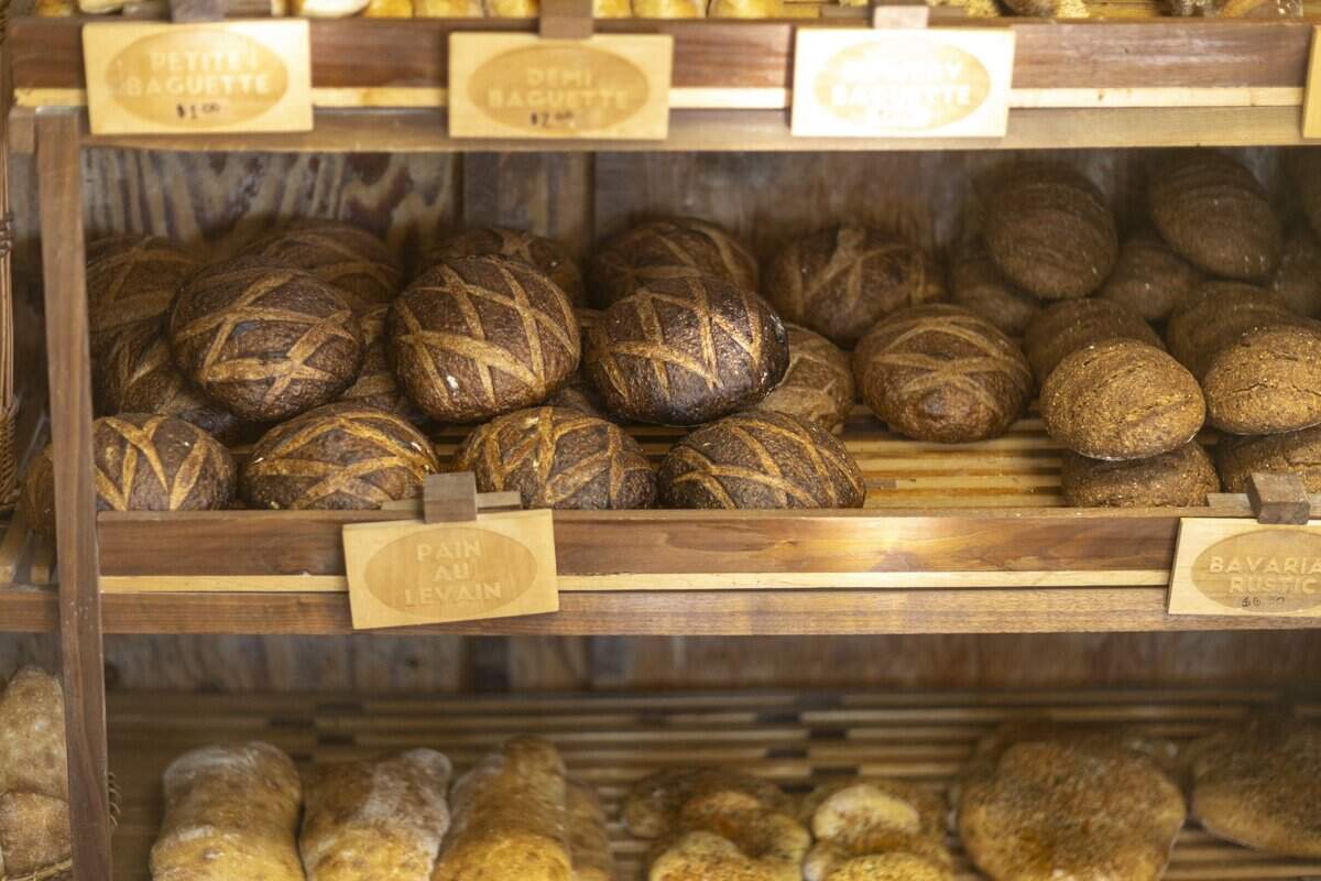 Bread is prepared at Bluegrass Baking Company on Tuesday, July 14, 2026.