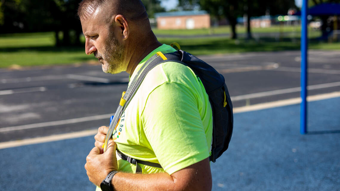 ‘Miles for Smiles’: FCPS resource officer walks 50 miles to raise money for students