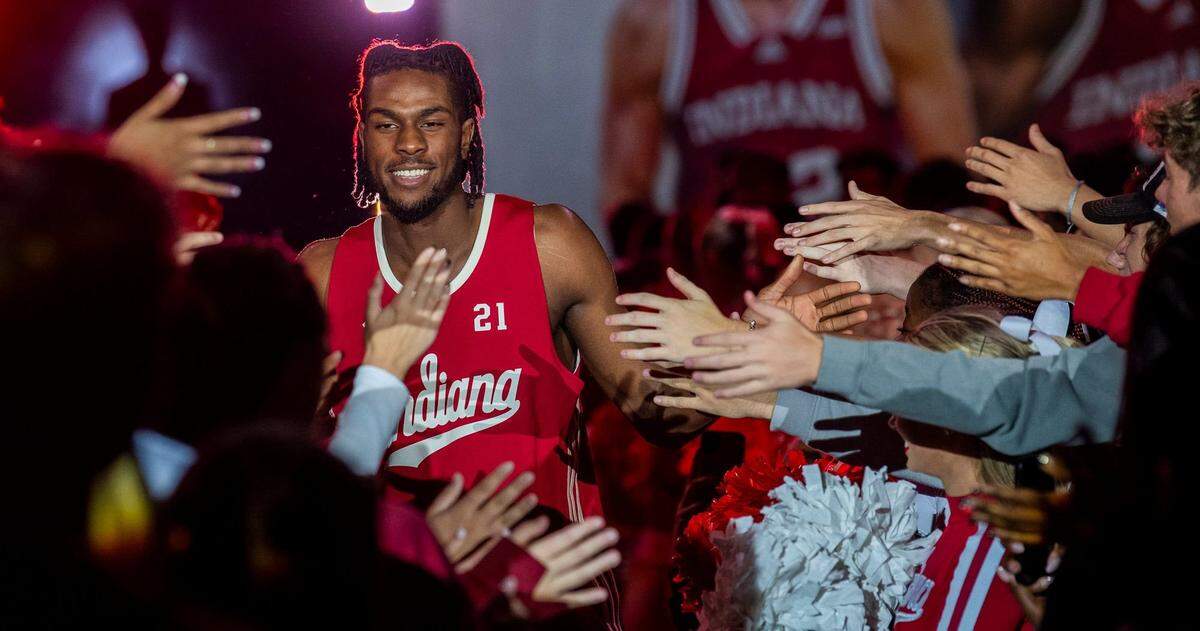 May 12, 2023: Indiana basketball gets a commitment from one-time Duke signee Mackenzie Mgbako. After opening up his recruitment, Mike Woodson put him in touch with Carmelo Anthony as a reference. That conversation helped convince the former five-star prospect to come to Bloomington where he was named Big Ten co-Freshman of the Year. He was highest high school recruit to sign with IU since Romeo Langford in the 2018 signing class.