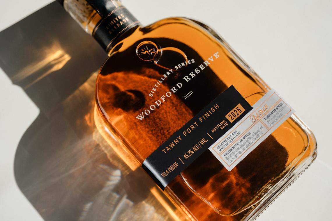 Sales for Louisville-based Brown-Forman’s whiskey portfolio, including premium brand Woodford Reserve, were flat despite growth from Old Forester.  