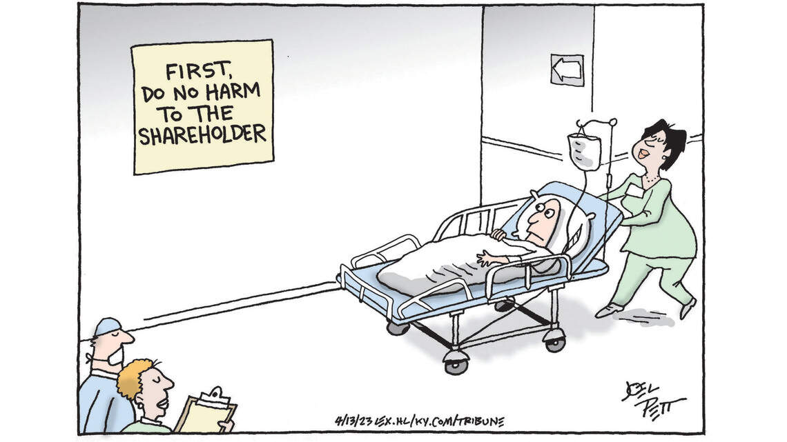 Joel Pett: American healthcare
