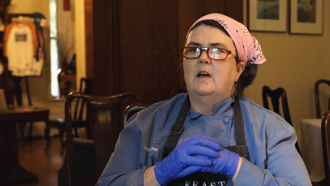 Chef Ouita Michel, who owns Zim’s Cafe, Honeywood and more, called on Sen. Mitch McConnell to include a $120 billion fund for independent restaurants and bars in the next pandemic aid package. Many are facing closure.