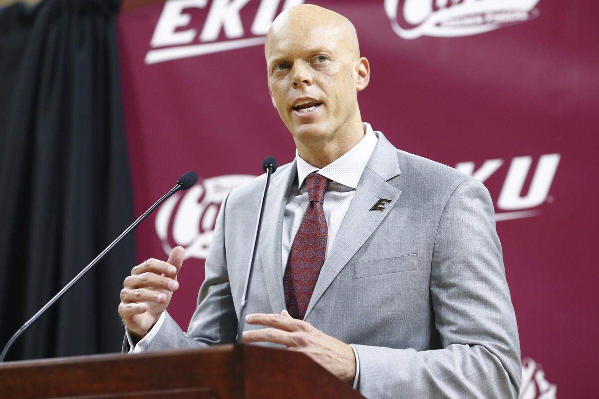 A.W. Hamilton, a basketball standout at Scott County High School in the late 1990s, is back in Kentucky as a first-time college head coach this season. His EKU team opens its season Wednesday night.