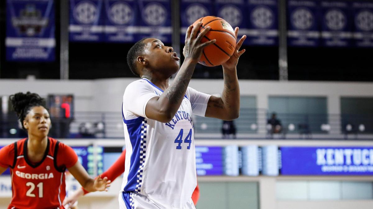 Kentucky forward Dre’una Edwards has scored 20 or more points in nine games this season.