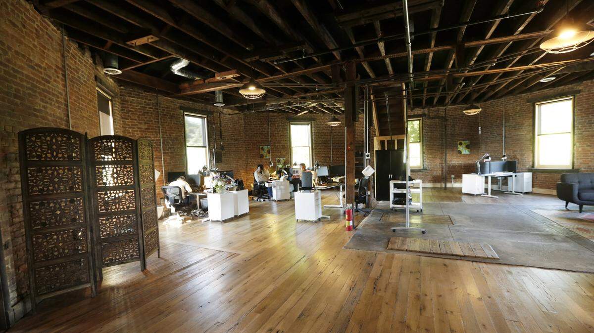 Office space on the third floor at the former Hurst office supply building, which was recently renovated by Zeff Maloney's Sable Holdings.  