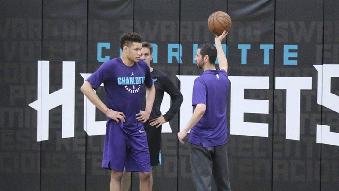 Kentucky's Kevin Knox worked out for the Charlotte Hornets on Sunday.