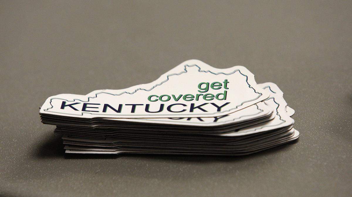 KYNECT magnets at the Fayette Co. Extension Office in Lexington, Ky., Thursday, November 14, 2013. The event was sponsored by AARP and the Lexington-Fayette Co. Health Department. Photo by Matt Goins
