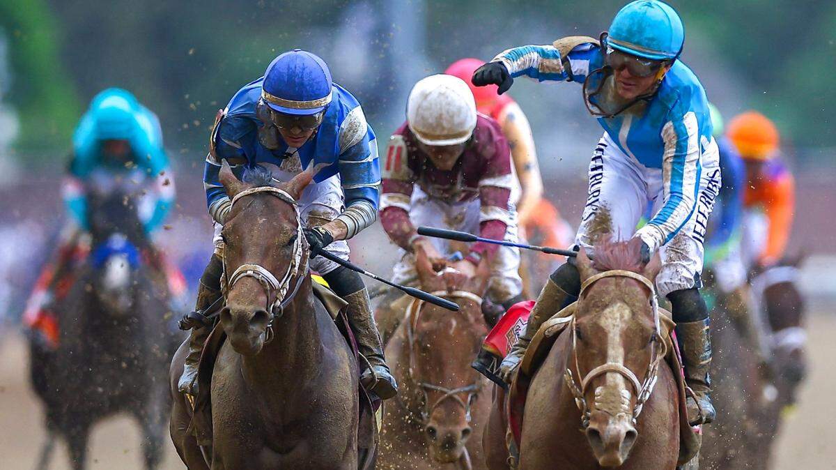 Mage, with Javier Castellano up, wins the 149th running of the Kentucky Derby at Churchill Downs in Louisville, Ky., on Saturday, May 56, 2023.