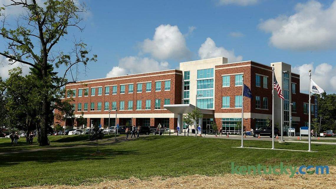 Bluegrass Community and Technical College's new classroom building was open for tours Thursday during an opening ceremony for the college's new campus at the former Eastern State Hospital on Newtown Pike.