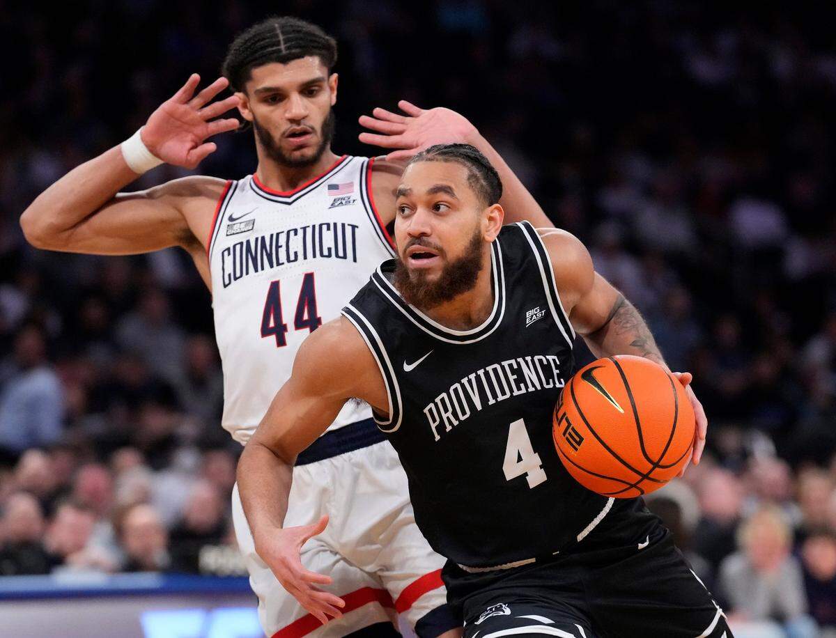 Jared Bynum (4) averages 10 points and 4.3 assists per game even though he comes off the bench.