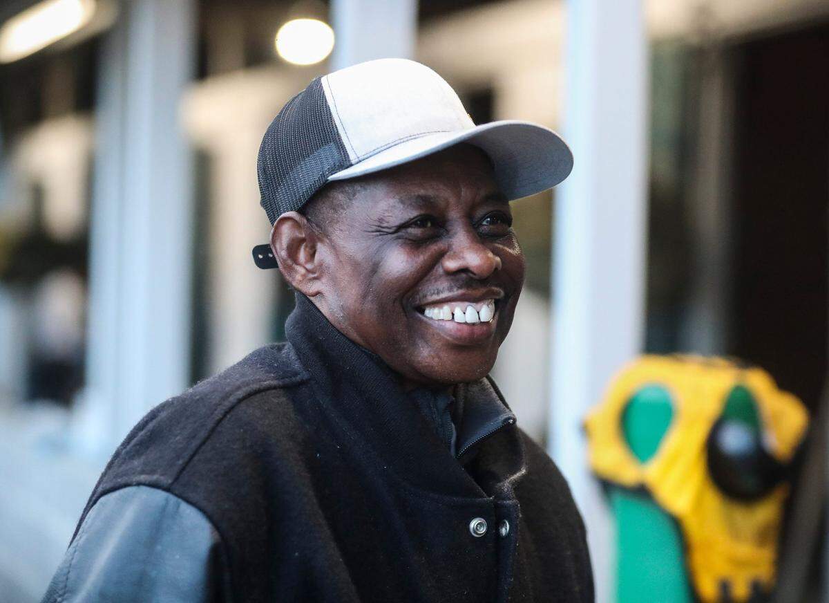 Trainer Larry Demeritte has his first ever Kentucky Derby entry with the grey roan West Saratoga. The Bahamas native has been a trainer since 1981; he's also battled cancer during his career.