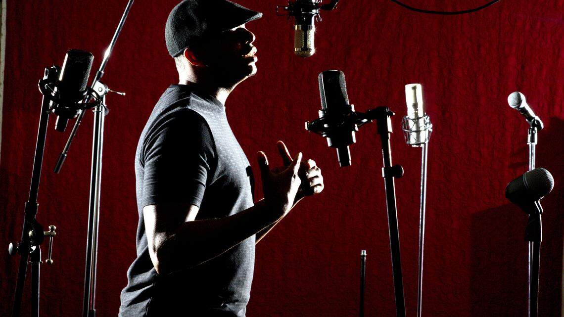 Devine Carama says Lexington is a more difficult place for a hip-hop artist to succeed than many bigger cities. Carama's performance Friday at Al's Bar will double as an album-release party. Photo by Mark Cornelison | Staff